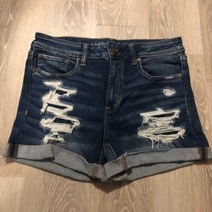 AE Midi Denim Shorts. Womens 12.